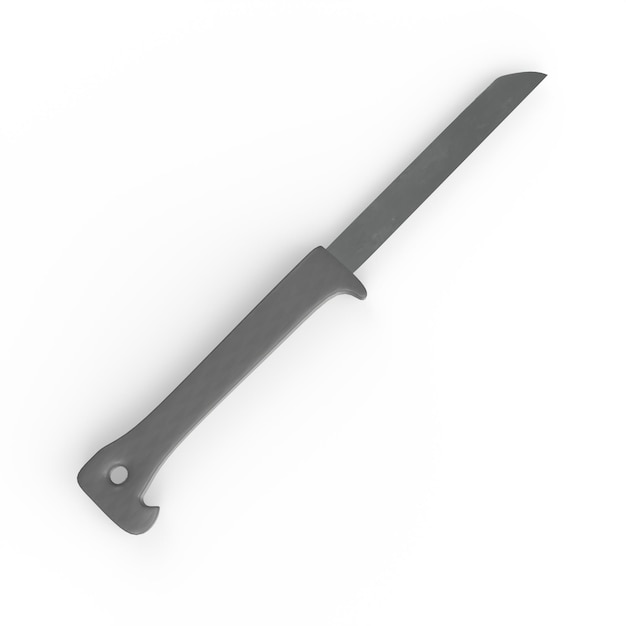 Knife 3d modelling