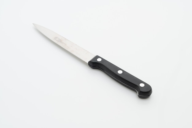 knife utensil on white background