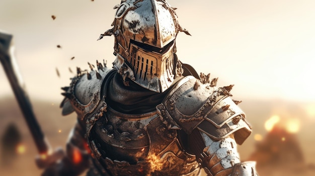 knight crusader beautiful armor knight helmet