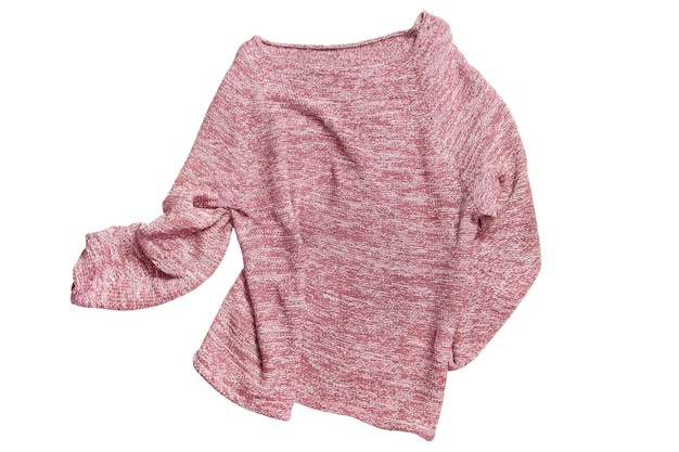 Knit pullover isolated