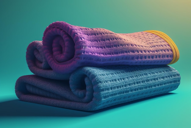 A knitted fabric mockup