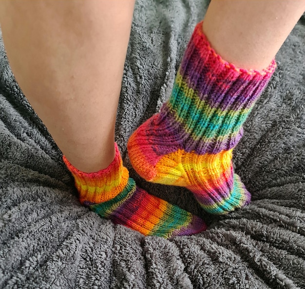 Knitted socks