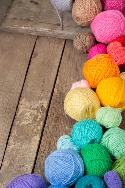 Knitting on the old board