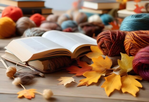 Knitting Reading and Autumn Vibes