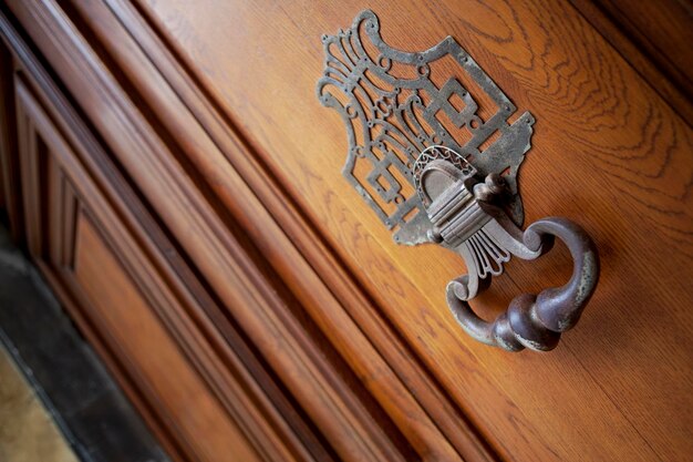 Knocker on a door