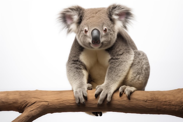 Koala over isolated white background Animal