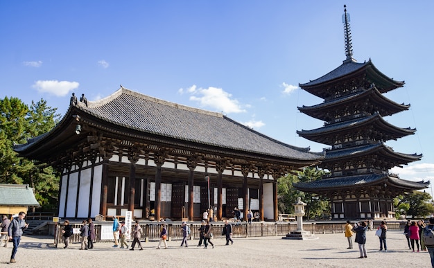 Kofukuji Temple Nara, UNESCO World Heritage Temple in Nara Park