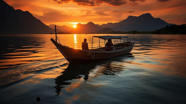 A Kolae boat is a type of traditional fishing vessel used in Thailand's southern districts