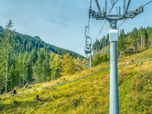 Kolben chair lift in Oberammergau