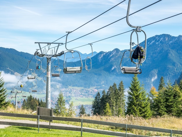 Kolben chair lift in Oberammergau