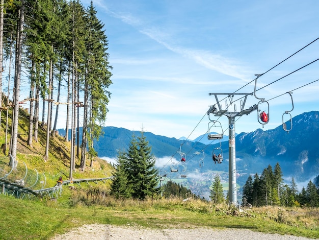 Kolben chair lift in Oberammergau