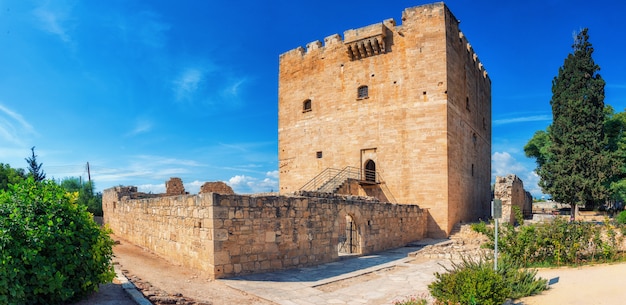 Kolossi Castle,strategic important fort of Medieval Cyprus,fine example of military architecture,originally built in 1210 by Frankish military,rebuilt in 1454 by the Hospitallers.