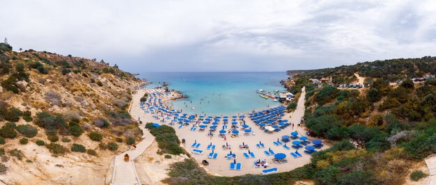 Konnos bay in Cyprus