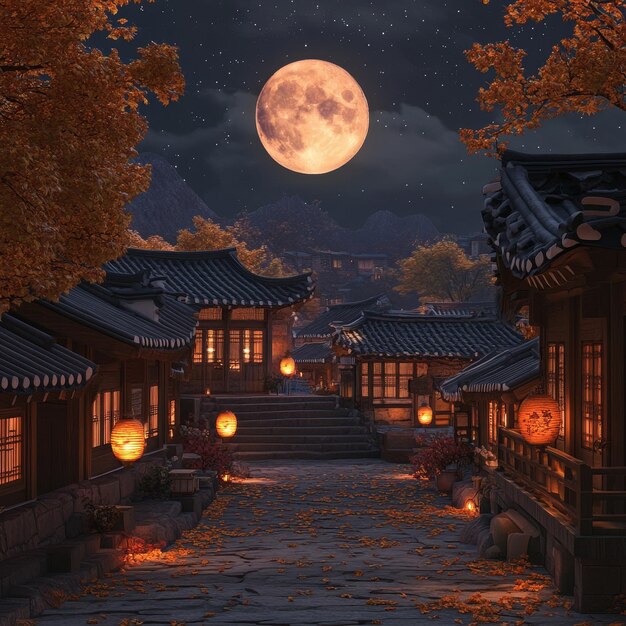 Photo korea holiday chuseok full moon 3d graphic v 61 job id 0b9fa491550141e7bf885f61f935a5f6