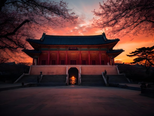 Korea travel wallpapers Famous Korean landmarks South Korea scenic views Korean tourism backgroun