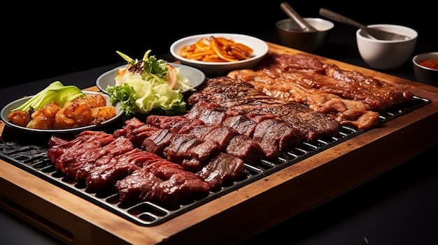 Korean BBQ Grilling Meats the Korean Way