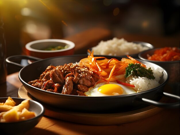 Korean Hot Meal Main Dish AI Photo