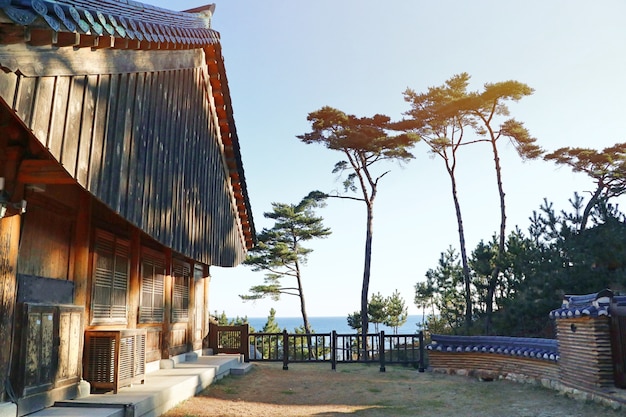 Korean traditional architecture roof