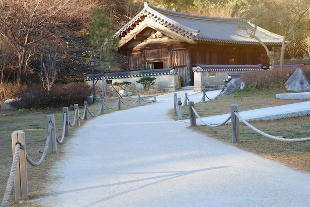 Korean traditional architecture roof