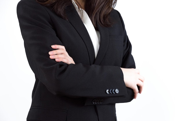 A Korean woman in a suit who runs a business