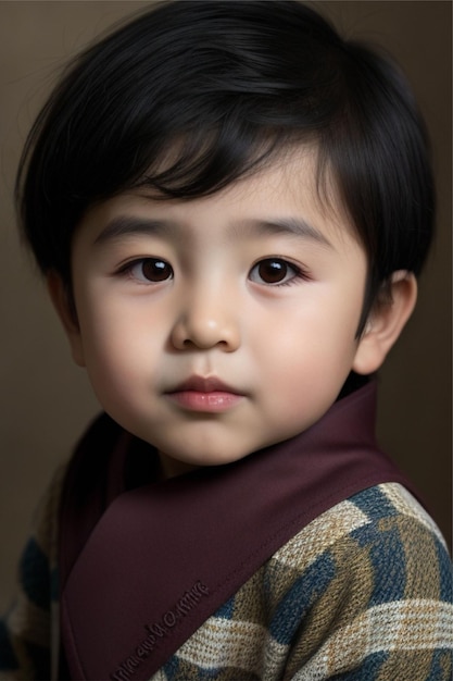 koreaniranian kid aged under three portrait