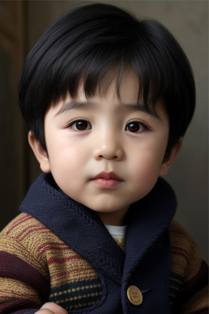 koreaniranian kid aged under three portrait