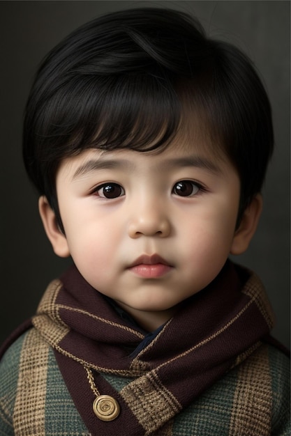 koreaniranian kid aged under three portrait