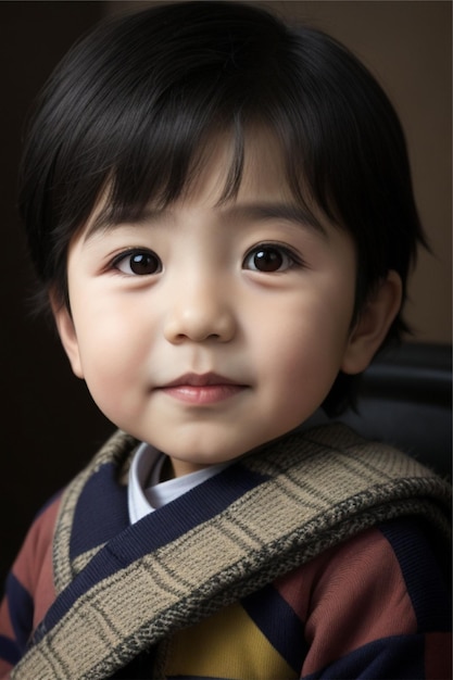 koreaniranian kid aged under three portrait