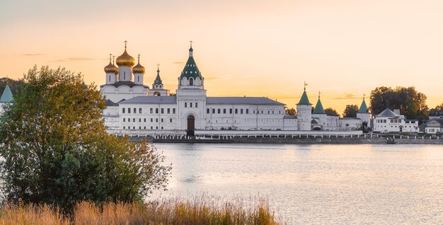 Kostroma RUSSIA  JHoly Trinity Ipatiev monastery under a thundercloud