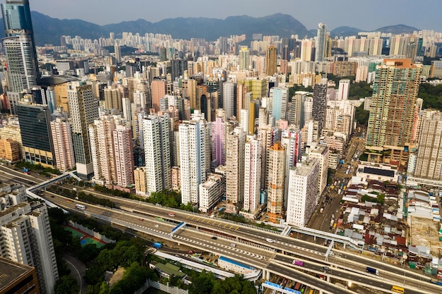 Kowloon West, Hong Kong, 14 September 2018:- Hong Kong downtown