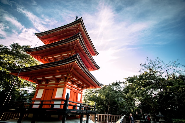 Koyasu Pagoda in Kiyiomizu dera Temple, Kyoto.