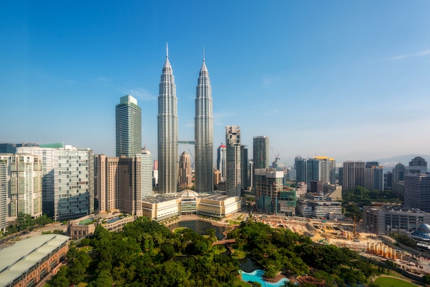 Kuala lumpur skyline in the morning, Malaysia, Kuala lumpur is capital city of Malaysia