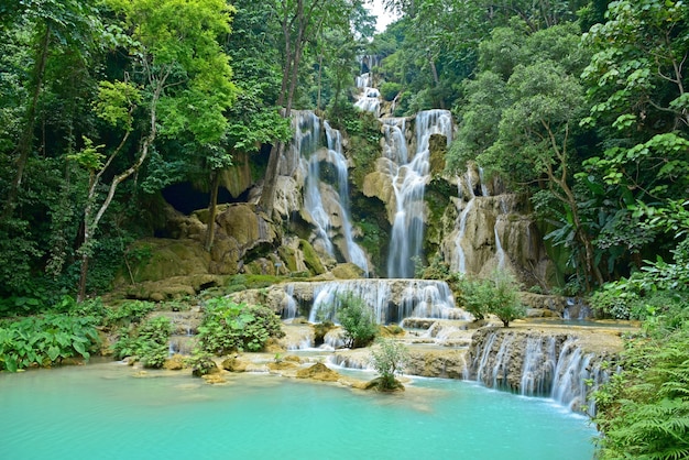 Kuang Si waterfall