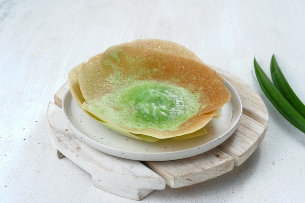 kue ape or Traditional pancake from Betawi, Jakarta. indonesian traditional sweet snack