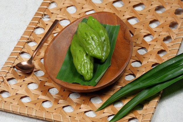 kue or wadai Pepare or papari traditional cake from Banjarmasin Indonesia