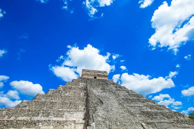 Kukulkan Pyramid in Chichen Itza Site, Mexico