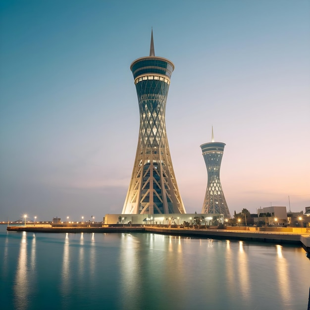 Kuwait Towers scenery photography