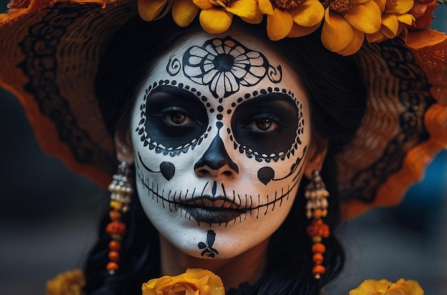 La catrina elegance and tradition in da de los muertos