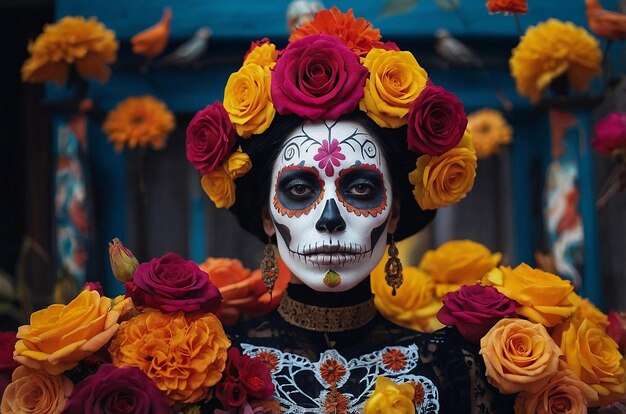 La catrina elegance and tradition in da de los muertos