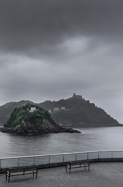 La Concha beach in San Sebastian Basque Country