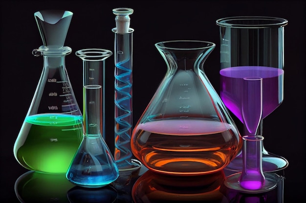 The lab Glassware Science Laboratory