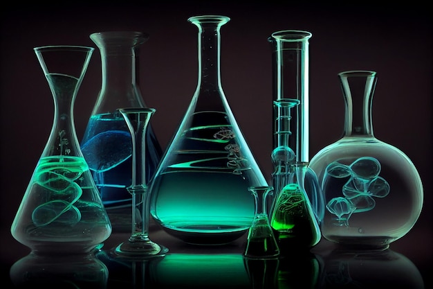 The lab Glassware Science Laboratory