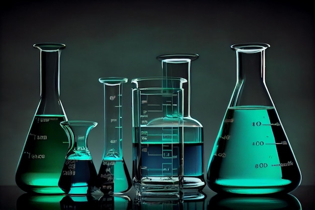 The lab Glassware Science Laboratory