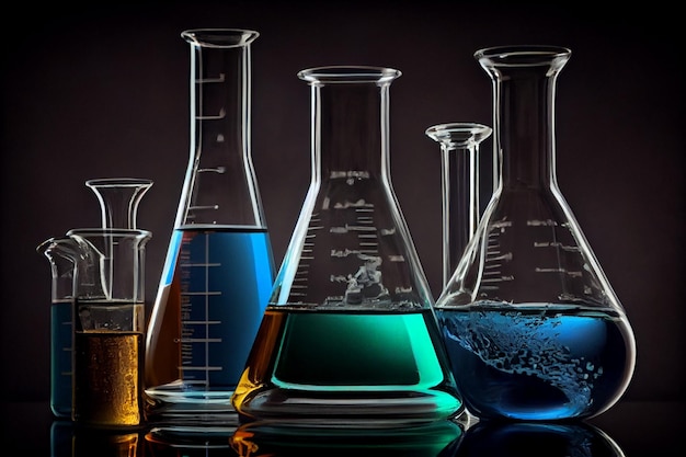 The lab Glassware Science Laboratory