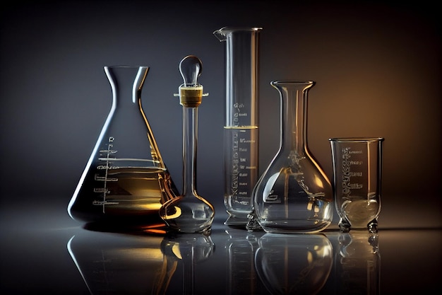 The lab Glassware Science Laboratory