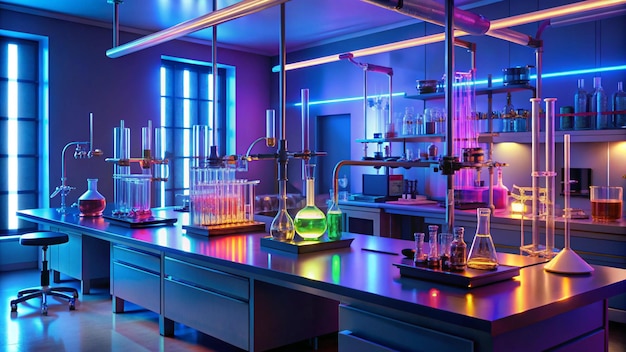 a lab with a lot of chemical tools in it