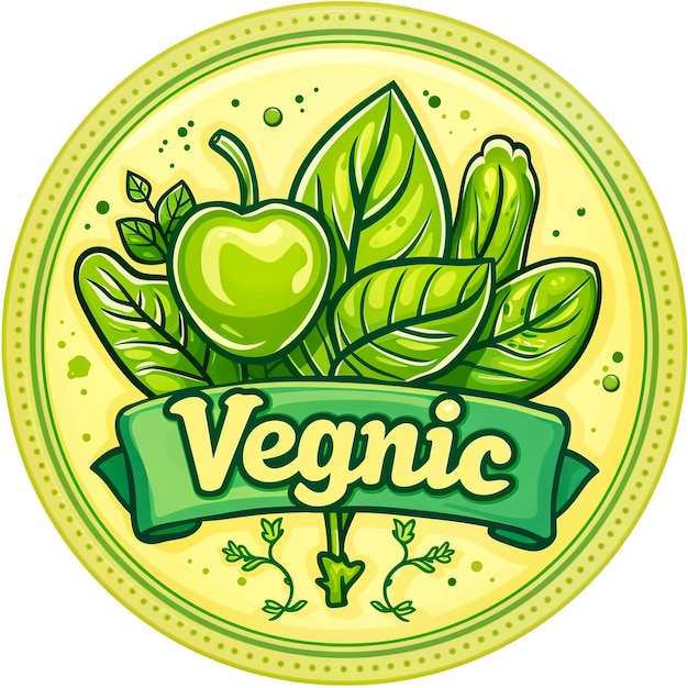 Photo a label that says vegan on it