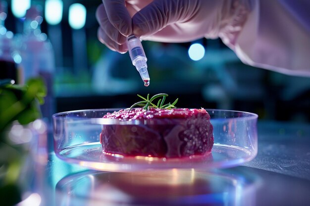 Photo labgrown meat the future of food