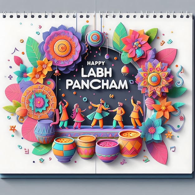 Photo labh pancham illustration