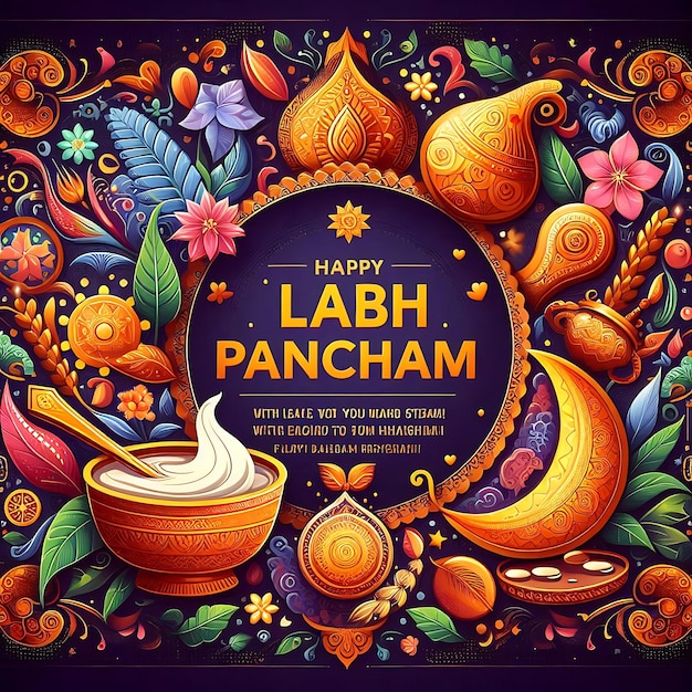 Photo labh pancham illustration